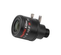 Quystetes Objectif Varifocal 6-22mm 5MP Mount Objectif F1.6 Zoom manuel Objectif réseau haute définition pour caméras de sécurité 5MP sans filtre