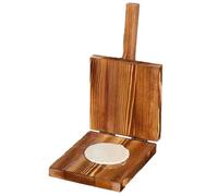 Quystetes Outil de pressage de pâte à raviolis - Outil de pressage de la peau - Machine à bricoler - Moule manuel en bois - Gadgets de cuisine D