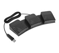 Quystetes Pédale Universelle PC Triple Interrupteur au Pied Pédale de Clavier Combinaison Personnalisée Clé PC Pédale de pour Clavier D'Ordinateur Portable PC