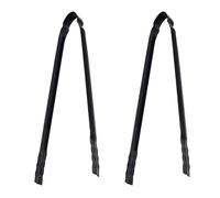 Quystetes Pince à charbon de camp, pince à charbon pour poêle, bois de chauffage, pour cheminée, barbecue, cuisine, camping, foyers, accessoires