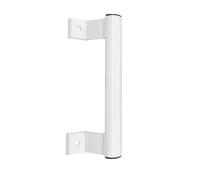 Quystetes Poignée de porte coulissante en aluminium de 20,3 cm pour porte coulissante en verre - Convient aux trous de de 16,5 cm