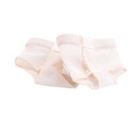 Quystetes Professional Belly/Ballet Dance Toe Pad Pratique Chaussures foot thong Protection Dance Chaussettes Guetres Costume Accessoires taille S (de taille 35 a 36,5)