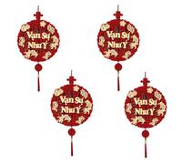 Quystetes Texte vietnamien Décoration Festival Pendentif An Décoration Salon Bow Pendentif Bonne chance Bow