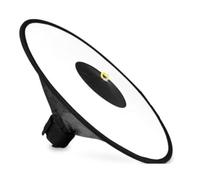 Quystetes Universel 44 cm Boîte à lumière ronde Portable Pliable Style Speedlite Diffuseur Réflecteur Sangle pour Flash Appareil Photo