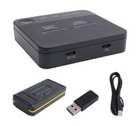 Quzenn 1 Ensemble M.2 Duplicator M.2 Dual Bay SSD Enclosure Station d'accueil pour Disque Dur Externe M.2 Duplicator Solid State Drive Base avec Clone pour Lecteur SSD M2 HDD