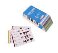 Quzenn 120PCS Piano Accords Échelles Tableau Maître Piano Chord Progressions Piano Référence Musique Apprendre pour les Enseignants Étudiants