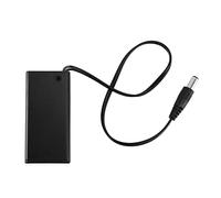 Quzenn DC 9V PP3 BoîTier de Support de Batterie BoîTier de sur/Off Couvercle de L'Interrupteur + Fiche 2.1Mm