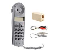 Quzenn TéLéPhone TéLéPhone Testeur de Bout à Bout Outil de Poseur de Lignes Ensemble de Câbles RéSeau Dispositif C019 VéRifier les DéFauts de Ligne TéLéPhonique Gris Blanc