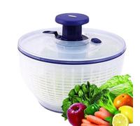 Quzente Essoreuse À Salade, Égouttoir De Déshydrateur De Fruits Ménage, Bol De Séchage De Mac À Laver Les Fruits De Type Presse, Laveuse À Salade Manuelle pour La Cuisine