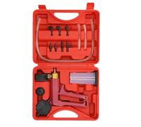 Quzente Kit De Purge De Frein Automatique, Ensemble De Manomètre De Testeur De Pression De Pompe À Vide À Main, Outils De Purge du Système De Freinage, Purgeur De Liquide pour Voiture, Camion, Moto