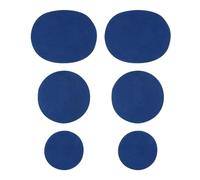 Quzente Patch De Réparation De Trou De Chaussure, 6 Pièces Patchs De Réparation en Forme De Cercle Auto Adhésifs, Patch De Réparation De Baskets Anti-Usure, Convient Aux Baskets