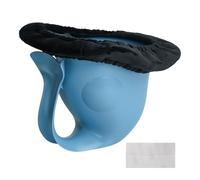 Quzente Pot pour | En forme de poisson mignon et portable pour toilettes | Pour la maison, les camping-cars, les toilettes, les salles de bains extérieures, la maison, les voyages