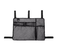 Quzente Sac de Rangement pour Marcheur, Sac de Rangement pour Poussette | Pochette de Rangement Mains Libres pour Walker,Sac latéral pour Fauteuil Roulant avec Porte-gobelet pour fauteuils roulants,
