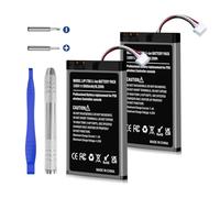 Quzmo Lot de 2 batteries de rechange LIP1708 haute capacité pour manette de PS5 Sony PS5 Playstation 5 DualSense CFI-ZCT1W avec kit d'outils 5000 mAh