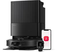 Qv 35A Aspirateur Robot Laveur,8000Pa Hyperforce,Station Multifonctionnelle,Serpillière Rotative 200 Tr/Min & Relevable 10Mm,Anti-Enchevêtrement,Évitement D'Obstacles,Cartographie,App