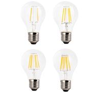 QVAQHBDBVM 1fortunate Lot de 25 lampes à filament LED vintage E27 G45/A60 2 W/4 W/6 W/8 W.(Bianco,E27 A60 2W)