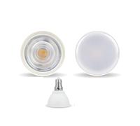 QVAQHBDBVM 1fortunate Lot de 4 ampoules de projecteur LED E27/E14/MR16/GU10 6 W 220 V 24/120 degrés.(120 Degree Warm white,E14)