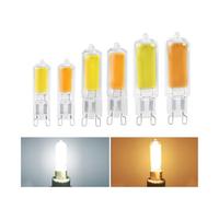 QVAQHBDBVM 1fortunate Pack de 10, ampoule LED COB AC220V G9 3W/7W/5W, lampe à couvercle en verre, luminaire suspendu, lustre(Warm White,220V 3W)