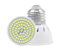 QVAQHBDBVM 1fortunate Pack de 10, LED Spotlight lampe AC220V GU10 / E27 / MR16 8W / 6W / 4W Bulbes d'éclairage en plastique de maison(Bianco,E27 72Led)