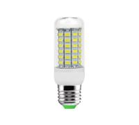 QVAQHBDBVM 1fortunate Pack de 12, ampoule de maïs LED AC220V E27/E14 24/36/48/56/69/72LEDs-5730SMD lampe à LED lustre bougie lampe de décoration de la maison(Cold White,69leds E27)