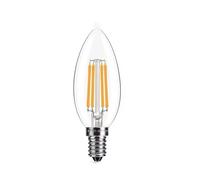 QVAQHBDBVM 1fortunate Pack de 4, ampoule à filament LED rétro AC220V E14/E27 ampoule LED Edison ampoule à suspension vintage en verre(C35 2W E14)
