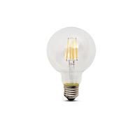 QVAQHBDBVM 1fortunate Pack de 4, ampoule à filament LED rétro AC220V E14/E27 ampoule LED Edison ampoule à suspension vintage en verre(G80 6W E27)
