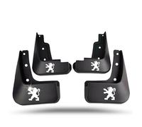 QVBGFF 4 Pièces Voiture Bavette Garde Boue,pour Peugeot 208 II (Phase I, 2019) 2019-2023 Durable Avant Arrière Roue Anti-Éclaboussures Étanche Bavettes,Protection Accessoires