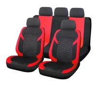 QVBGFF 9 Pièces Housse Siège Voiture,pour VW ID.4 / ID.4 CROZZ/ID.5 Coupe SUV 2021 2022 2023,Protection Complète Avant Arrière Respirante Antidérapante Lavable Toutes Saisons,E