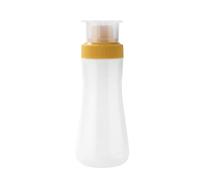 Qvhgnxcm Dispensateur de sirop de gâteau 350 ML Bouteille de Compression en Plastique gradué pour trempage du Miel Assaisonnement Bouteille de sirop de Poudre avec Couvercle de scellon Easy Storage