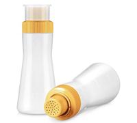 Qvhgnxcm Dispensateur de sirop de gâteau 350 ML Bouteille de Compression en Plastique gradué pour trempage du Miel Assaisonnement Bouteille de sirop de Poudre avec Couvercle de scellon Easy Storage