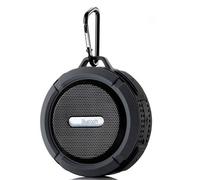 Qvhgnxcm Haut-Parleur de Douche avec Bluetooth, IPX7 étanche, lumières dynamiques et véritable stéréo sans Fil, Portable pour l'utilisation de la Salle de Bain (Bleu)