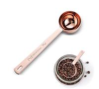 Qvhgnxcm Scoop de café Spoon - cuillère à Soupe de cuillère à Mesure, cuillères à café en Acier Inoxydable de 15/30 ML, cuillère à café de café pour café, thé et Poudre (Argent, 15 ML)