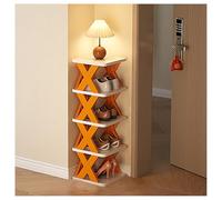 QVK Le meuble à chaussures indépendant n'a pas besoin d'être installé, peut être démonté et librement combiné, avec un espacement de 16 cm, convient pour l'entrée du couloir de la maison (taille M