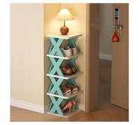 QVK Le meuble à chaussures indépendant n'a pas besoin d'être installé, peut être démonté et librement combiné, avec un espacement de 16 cm, convient pour l'entrée du couloir de la maison (taille M