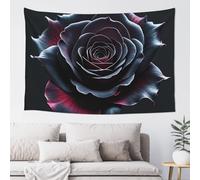 QVUEagriSJ Tapisserie murale esthétique pour salon, tapisserie gothique rose, décoration murale, couverture, décoration murale, bannière pour chambre à coucher, dortoir (152,4 x 101,6 cm)