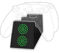 Qware Dual Charger Compatible avec Xbox X/S Series - Chargeur pour 2 contrôleurs