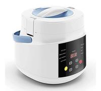QWAXTRIW Cuideur de Riz, 12 V / 24 V Universal Mini Cuideur de Riz, 2L Small Electric Rice Cuideur et Steamher, Caravanes, Camions, Blanc
