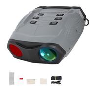 QWAXTRIW Goggles de Nuit, Dispositif de Vision Nocturne Infrarouge numérique 4K HD binoculaire de binoculaire de Vision de la Chasse Nocturne 48MP Photo 600m 600m pour la Chasse à la Chasse