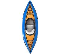 QWAXTRIW Le Kayak Gonflable, Le Kayak de pêche Portable, Comprend Une pagaie Double Face, Une Corde à Main et Une Pompe à Main