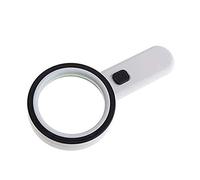 QWAXTRIW Magnifique Grande lentille en Verre Optique à Double Couche protège la Vision sans Blesser Les Yeux conduits avec Un grossissement de la Lecture contrefaite de la vitre en Gros vid
