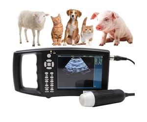 QWAXTRIW Scanner d'échographie vétérinaire LTSRLL, Scanner à ultrasons pour Une Aide à la Grossesse Manuelle pour Les vétérinaires, Une Machine à Scanner à ultrasons avec Une sonde de 3,5 MHz,