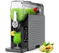 QWAXTRIW Slushie Machine 1,6 L, 6 en 1 Frozen Drink Maker avec 6 paramètres prédéfinis, Production Rapide de 15 à 60 Minutes, Pas de Glace nécessaire, contrôle de la température pour la crème glacée,