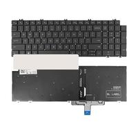 QWCOZSY Clavier d'ordinateur Portable pour Dell Precision 3590 3591 P104F(with Backlit)
