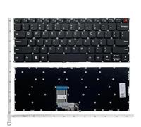 QWCOZSY Clavier US/LA SP/RU pour Lenovo pour IdeaPad 720S-14 720S-14IKB 320s-13 320s-13ikb V530S-14 7000-13 V720-14 K42-80 720-12 Faciles à remplacer(Gold)