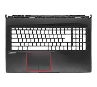 QWCOZSY Coque pour MSI GL75 MS-17E4 MS-17E5 GP75 MS-17E3 MS-17E7 GE75 MS-17E1 17E2 arrière/Lunette/Base supérieure/inférieure/charnières LCD Faciles à remplacer(C Cover GE75)