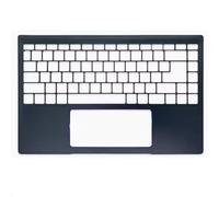 QWCOZSY Coque supérieure et inférieure pour Ordinateur Portable MSI Prestige 14 MS-14C1 MS-14C2 MS-14C4 MS-P14 Faciles à remplacer(Dark Blue 4 Hole)
