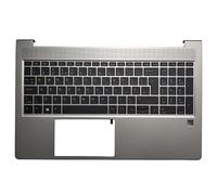 QWCOZSY Housse Repose-Paume pour Clavier d'ordinateur Portable HP, pour Probook 450 G9/455 G10 (Pas G10), Espagnol/Latin/US/UK/Russe(UK Backlit)