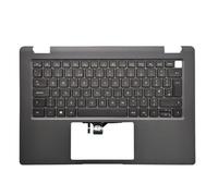 QWCOZSY Housse Repose-Paume pour Ordinateur Portable Dell Latitude 3440 E3440, Clavier Latin américain/Royaume-uni/Espagnol 0R2DCD(UK Backlit)