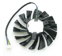 QWCOZSY Ventilateur de Refroidissement pour Carte Graphique MSI PLD10010S12HH PLD09210S12HH 12 V 0,40 A 4 Broches pour GTX1060 GTX1070 Aero ITX Faciles à remplacer(PLD10010S12HH_NO RGB)
