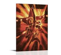 QWCWZPPZ Impression sur toile pour album de musique Rage Against The Machine - Décoration murale pour chambre à coucher - 30 x 45 cm - Style cadre